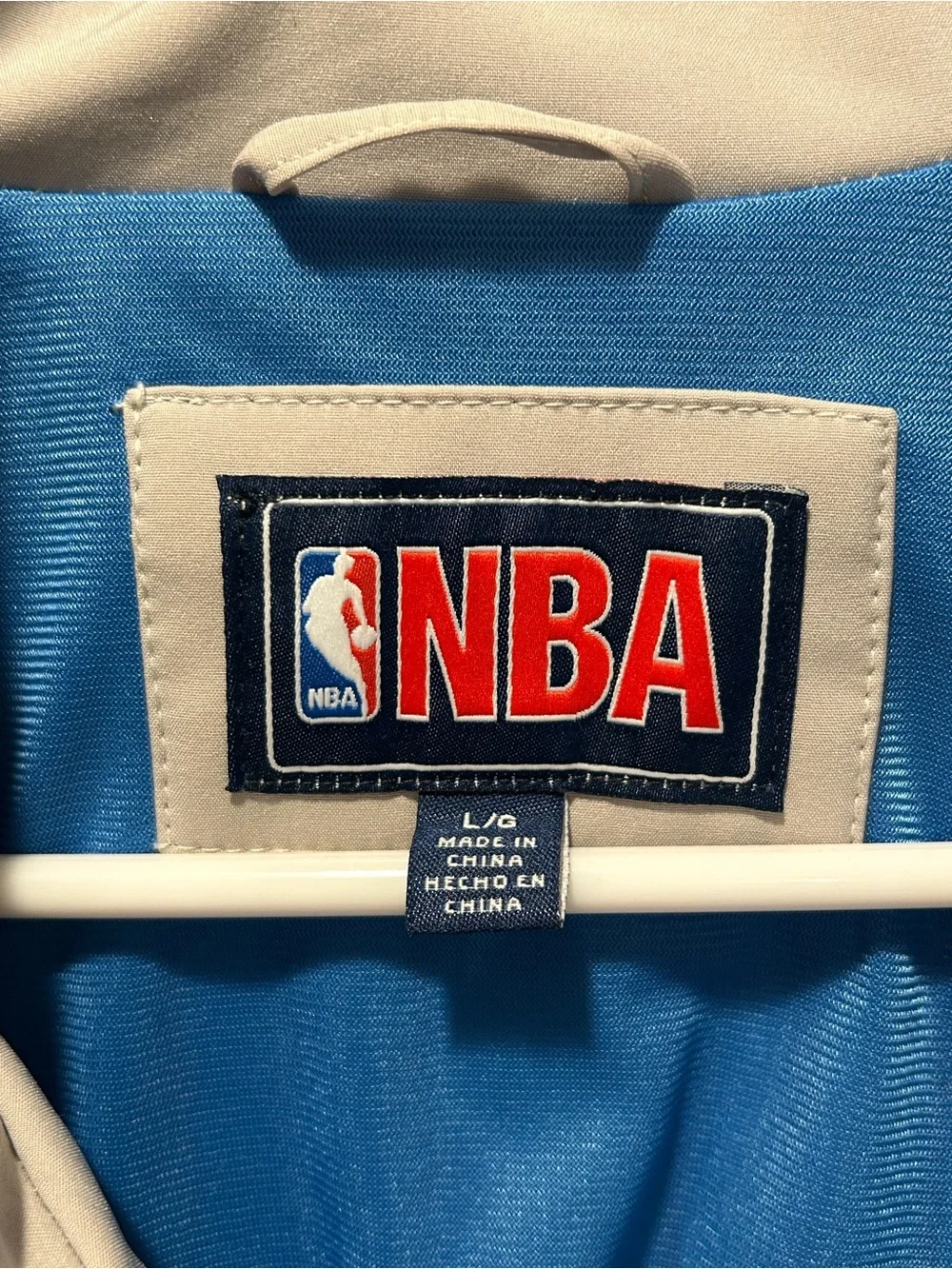 NBA Oklahoma City OKC Thunder Zip Shell Jacket Large